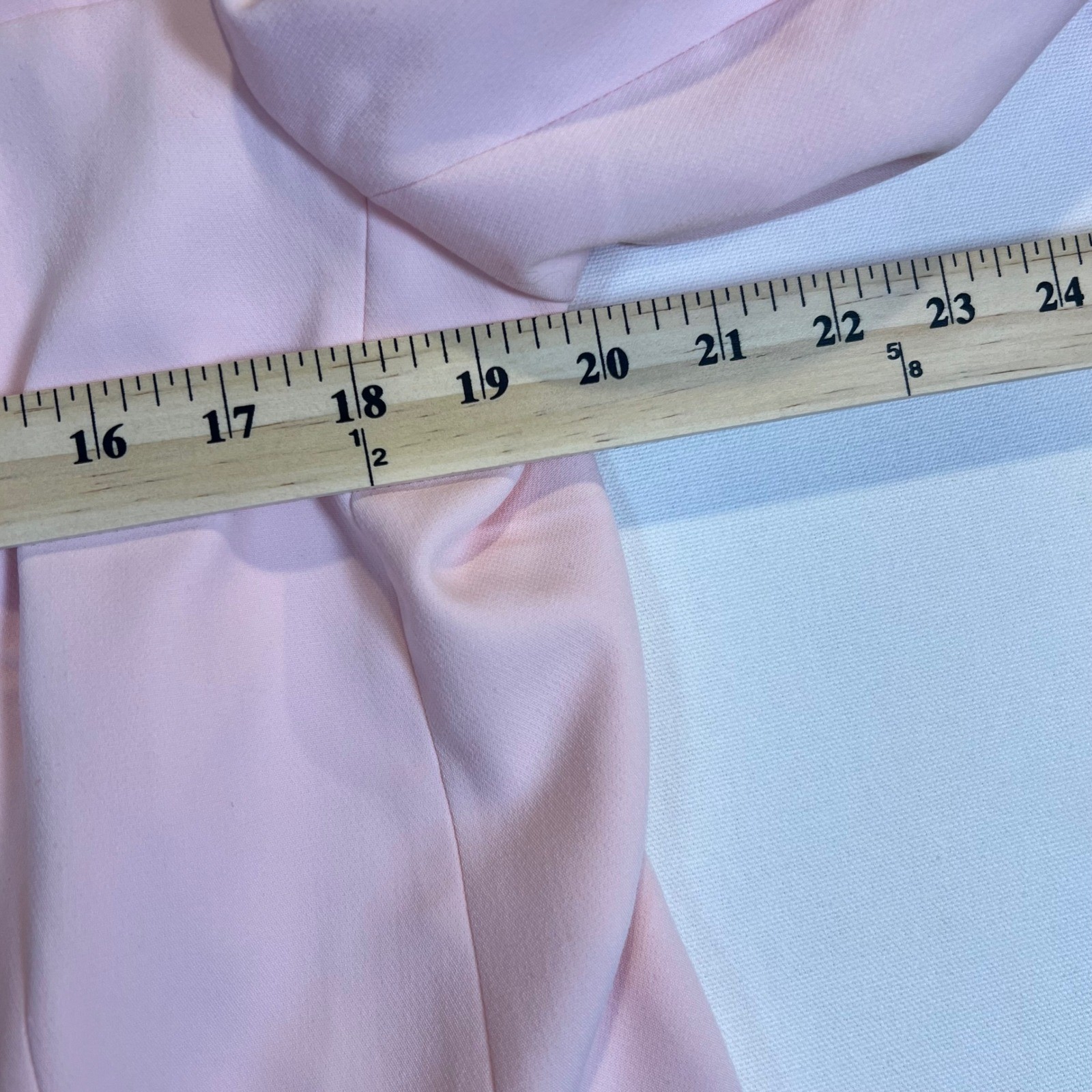 On 34th Womens Pink Single Button Peak Lapel Blazer Jacket Size 14