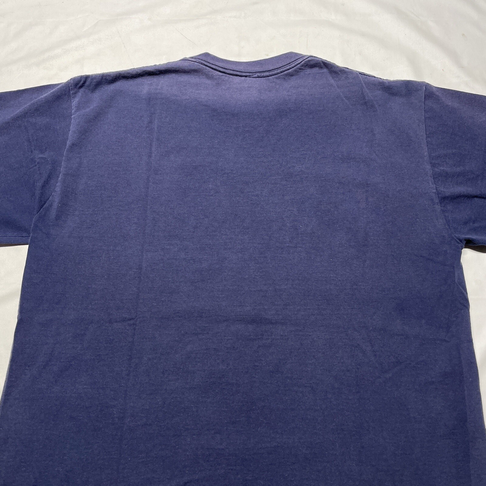 Vintage 90s T-Shirt Men’s Large Blue Dallas Texas USA Made Distressed Art Grunge