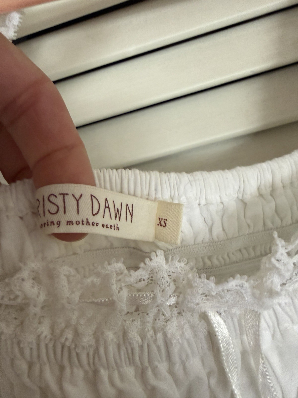Christy Dawn Ricardo Dress White Size XS Midi Dress