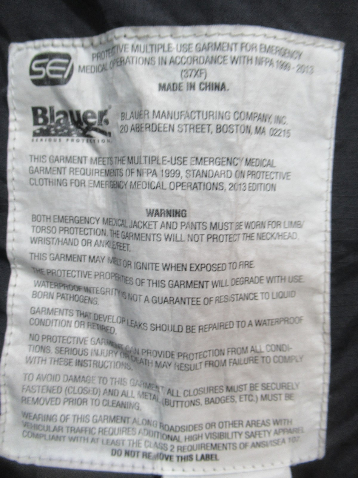 Blauer GORE TEX Response Jacket SIZE 3XL REG WATERPROOF THERMAL INNER LINER