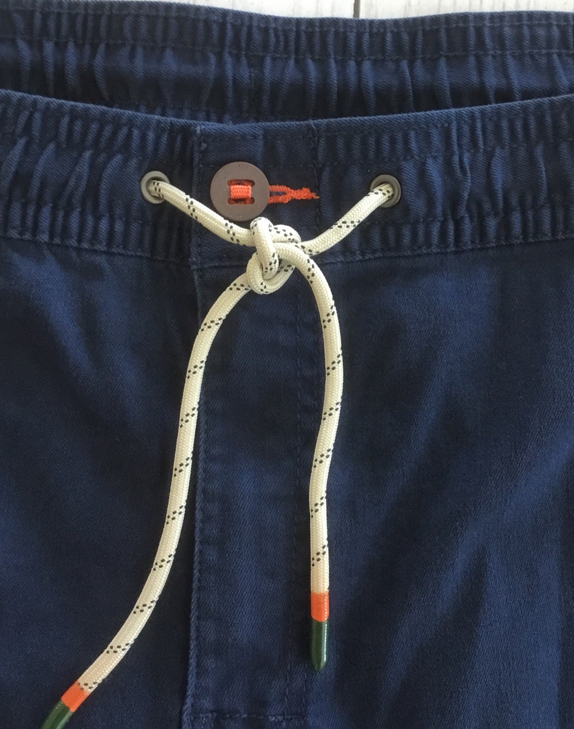 George Men’s Twill Pull On Shorts Drawstring Waist 8” Dark Navy 2XL (44-46)