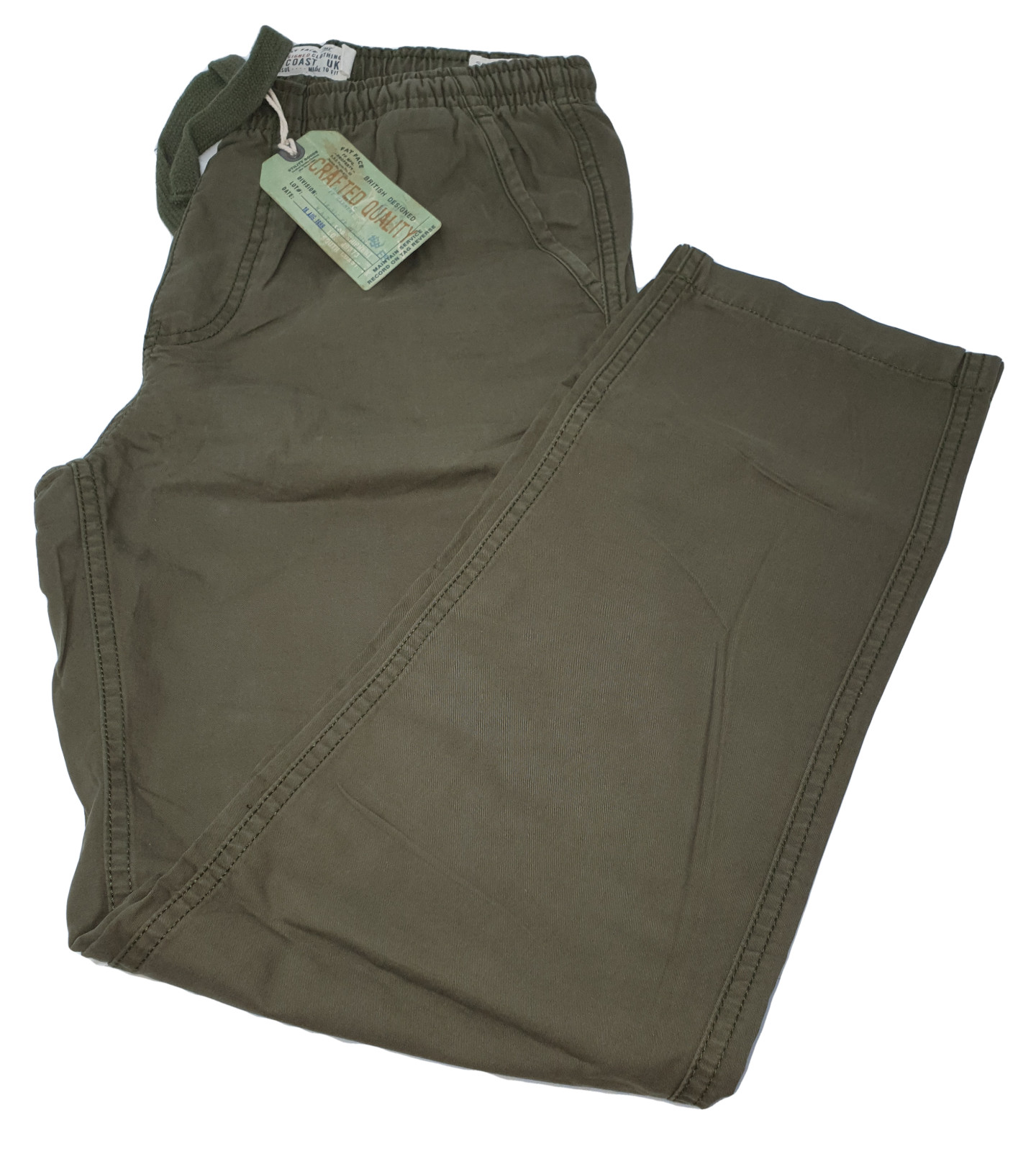 Ex Fat Face Mens Pull on Trousers 30 32 34 36 38 40 Navy Green Dessert NEW