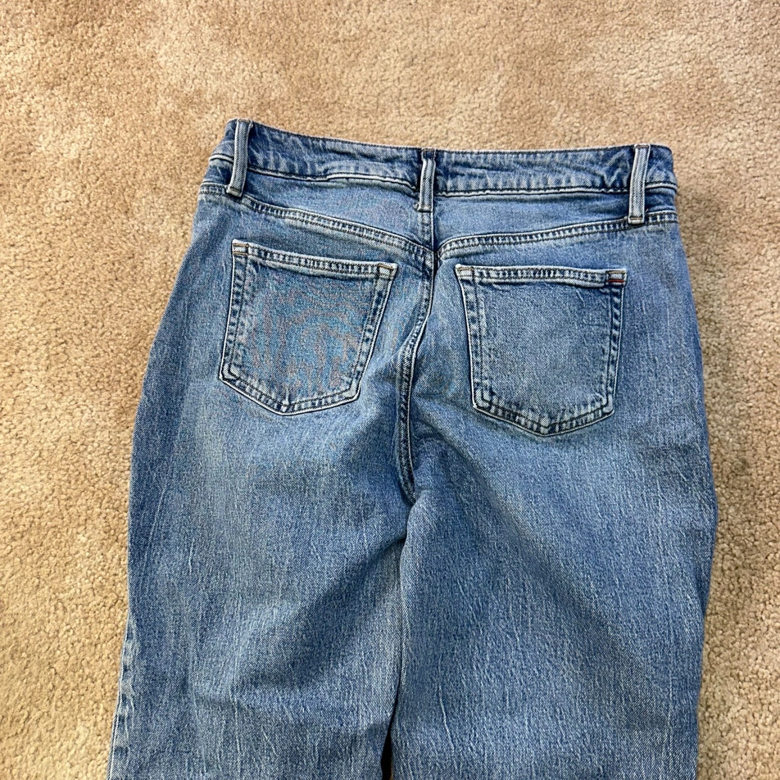 Edgely Mid Rise Flare Jeans Women’s 12s Blue Denim Stretch