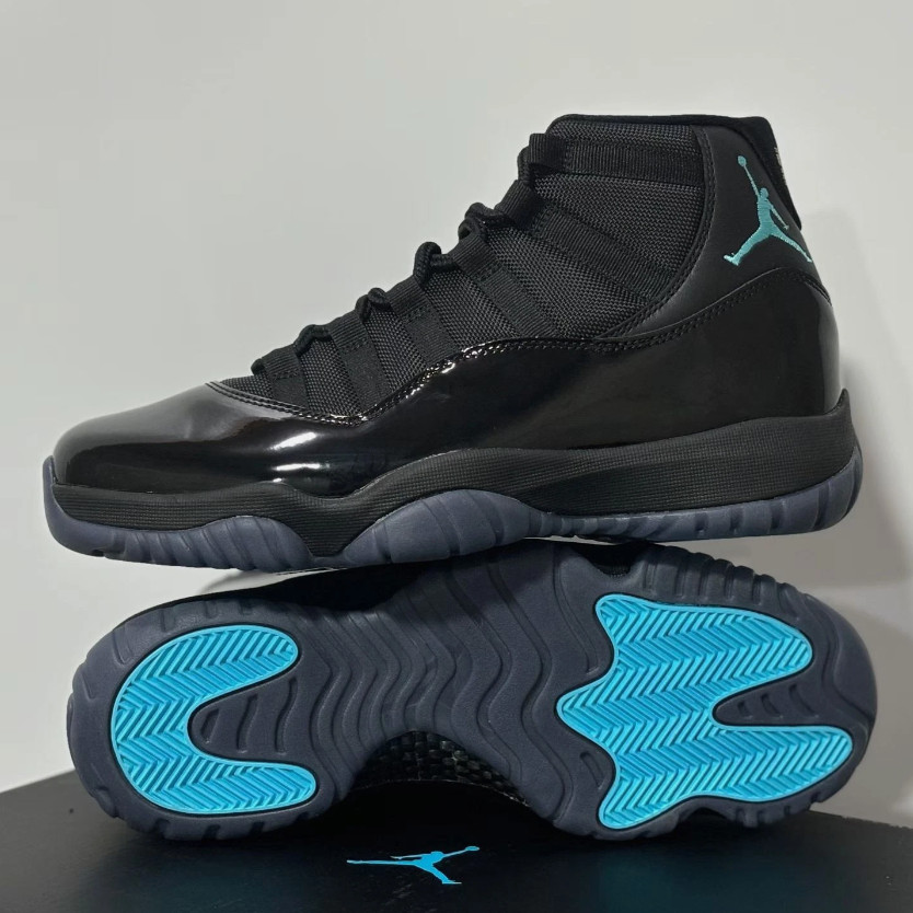 New Air Jordan 11 “GAMMA” Blue Black High Top Retro Basketball Shoes