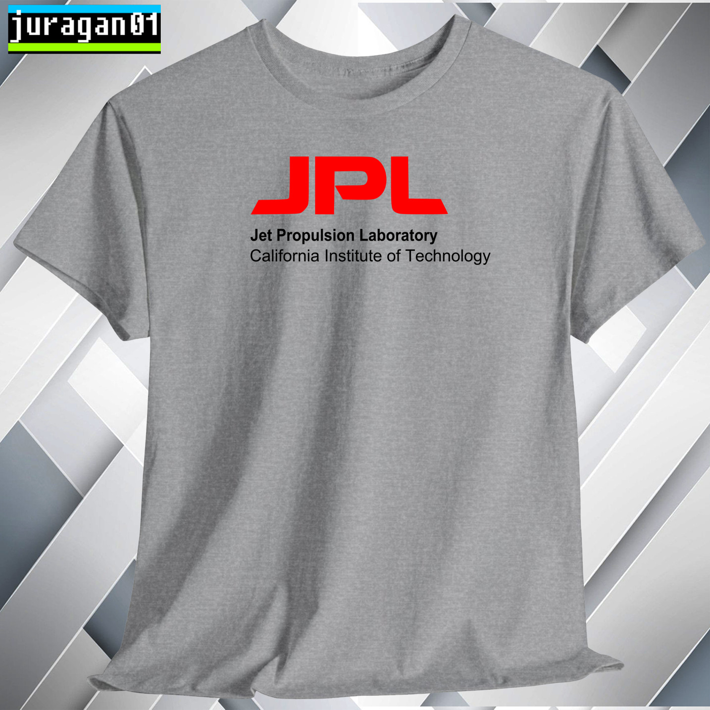 JPL Jet Propulsion Laboratory T-Shirt Black Navy White Grey Red Orange SizeS-5XL