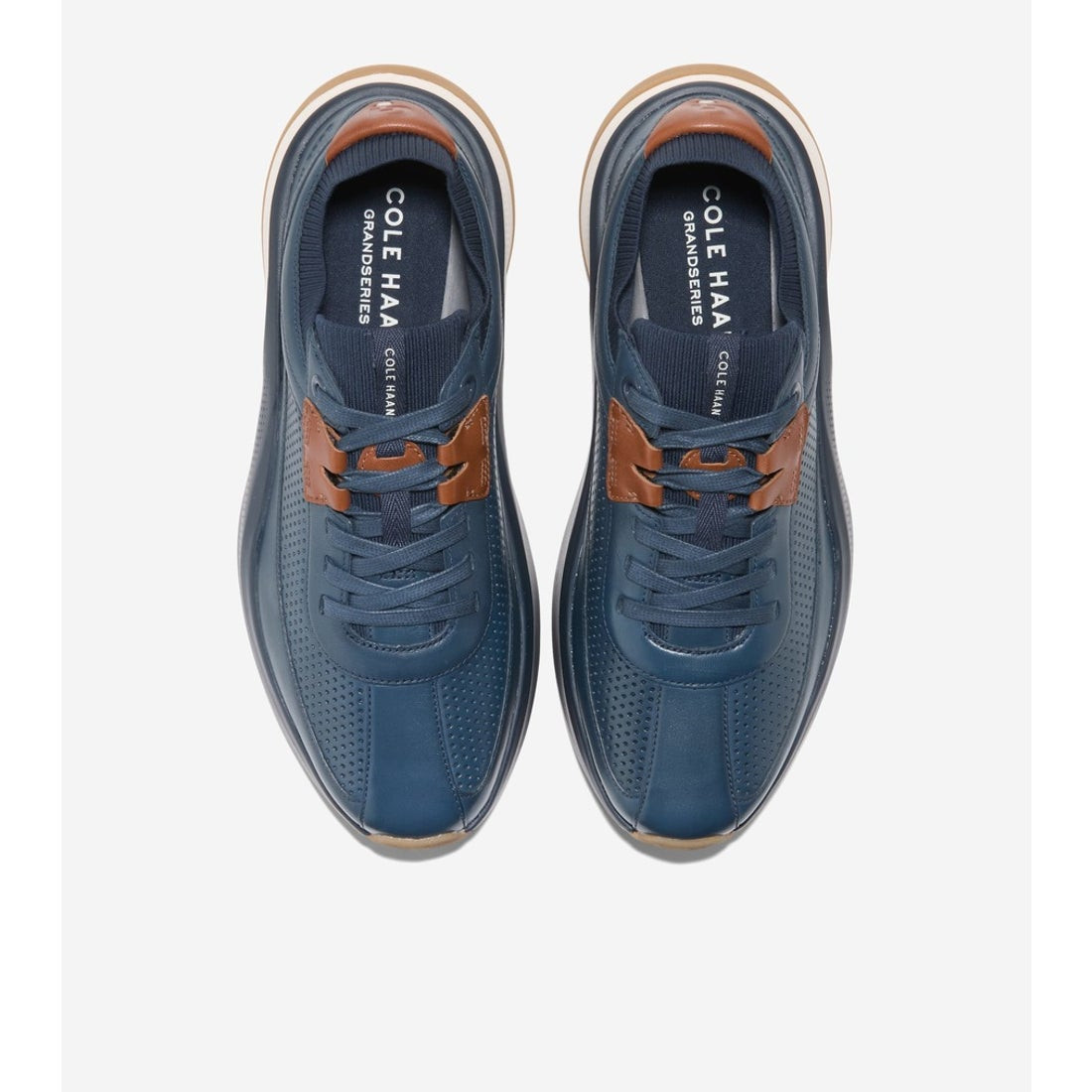 Cole Haan Grandpro All Day Runner Leather Navy Blazer C42333M Men’s Size