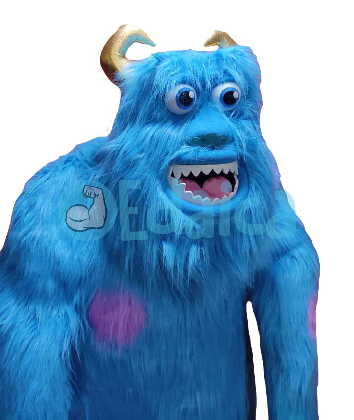 Mascotte Deluxe SULLIVAN James P costume professionale per adulti monster toy