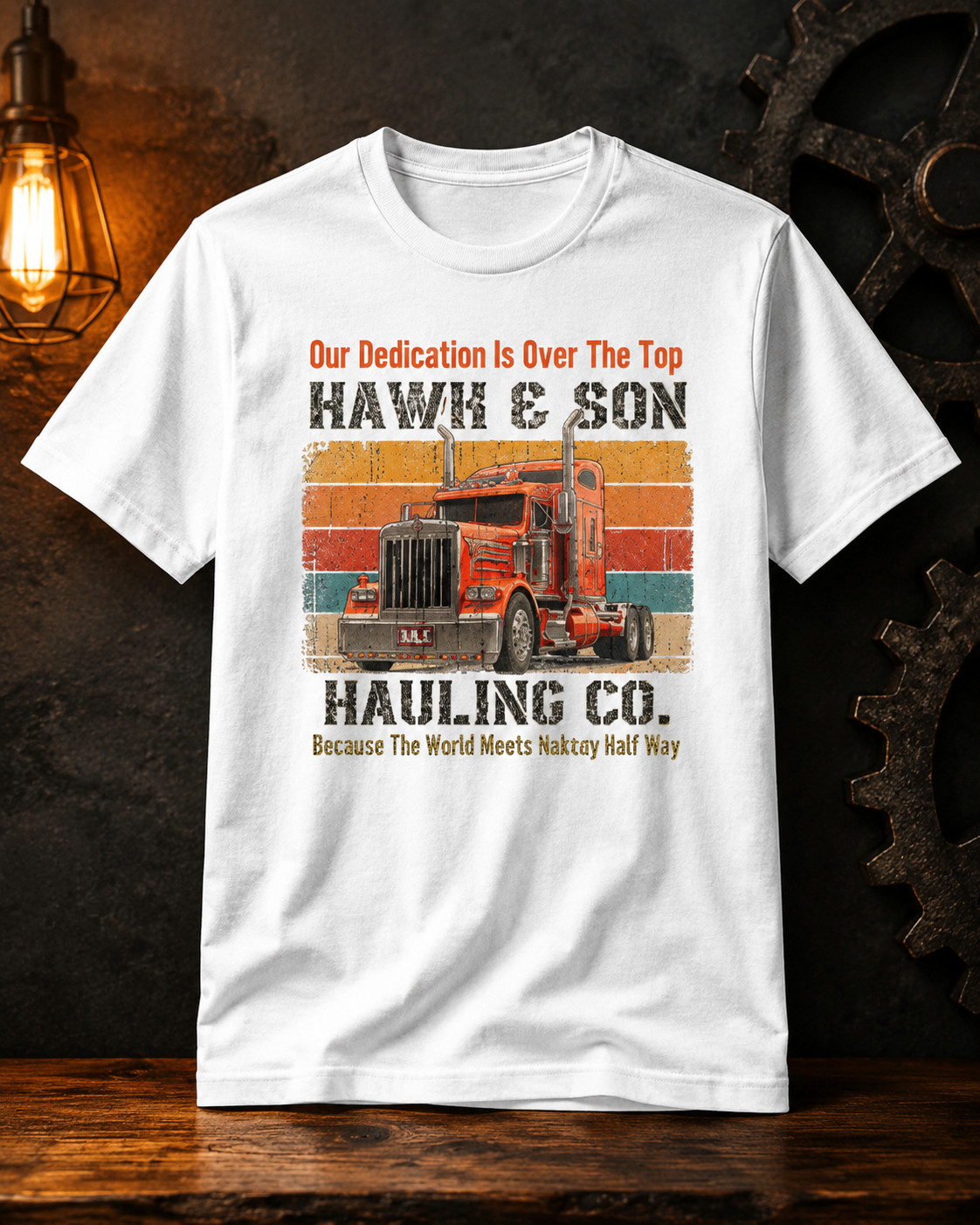 Hawk and Son Hauling Company Big Rig Pride T-Shirt