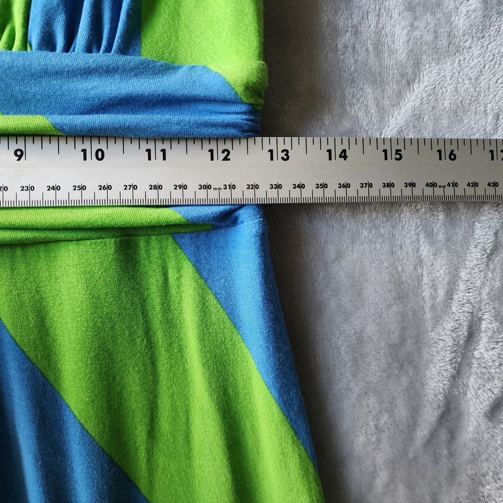 Lilly Pulitzer Maxi Dress Size Small Blue Lime Green Diagonal Striped Resort