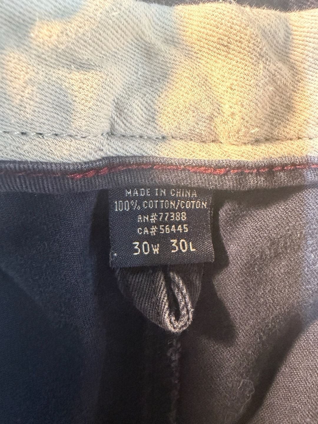 J.Crew Men’s Broken-In Chino Pants Navy Blue Size 30W x 30L
