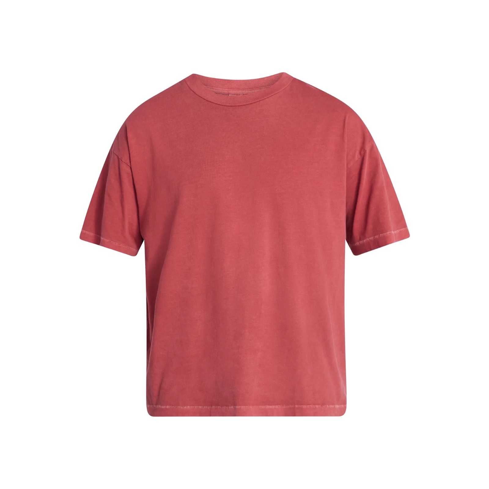 Oversize Tee Shirt Men’s Medium Antique Red Loose Comfortable Cotton New