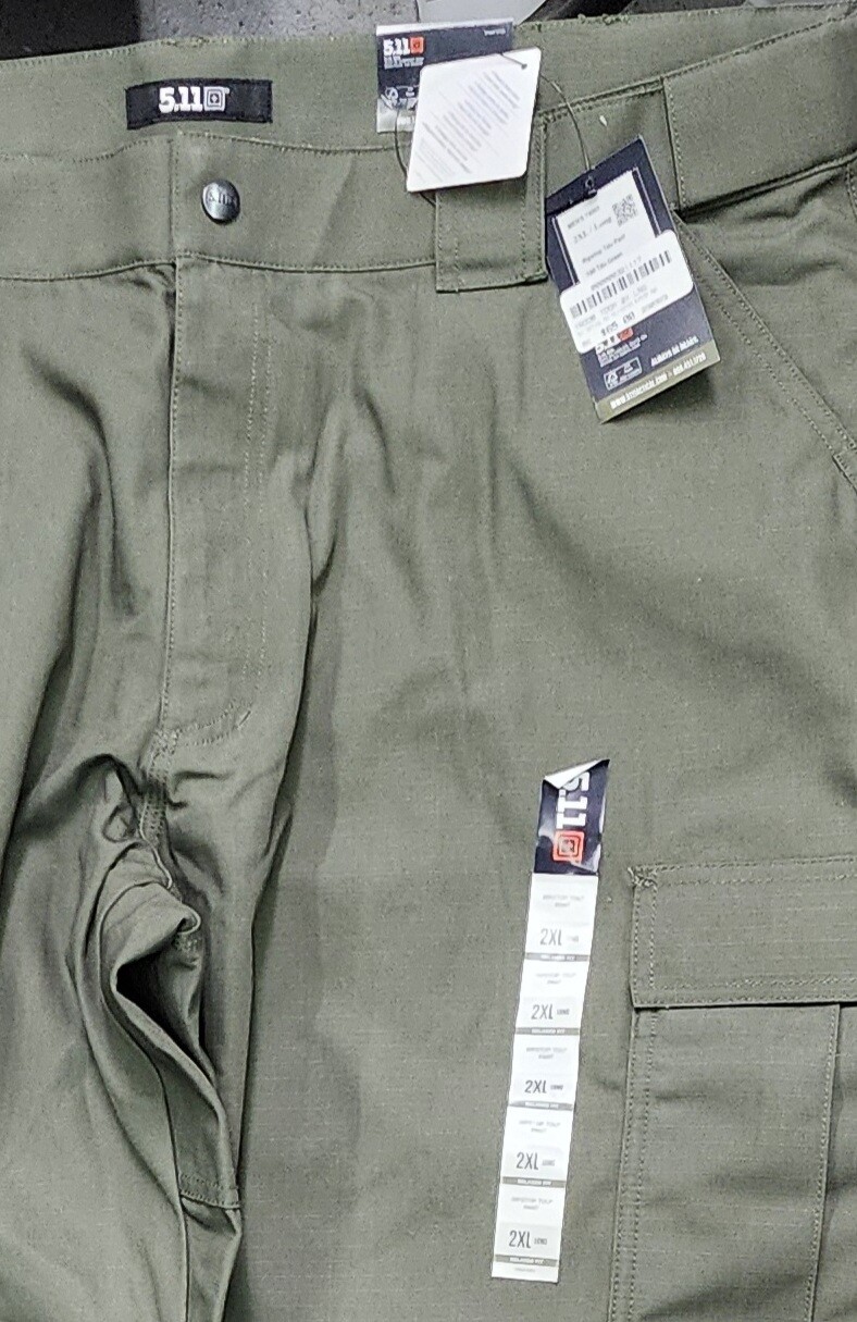 5.11 Tactical Men’s TDU® Ripstop Pant 190 TDU Green (8 sizes) #74003 NWT