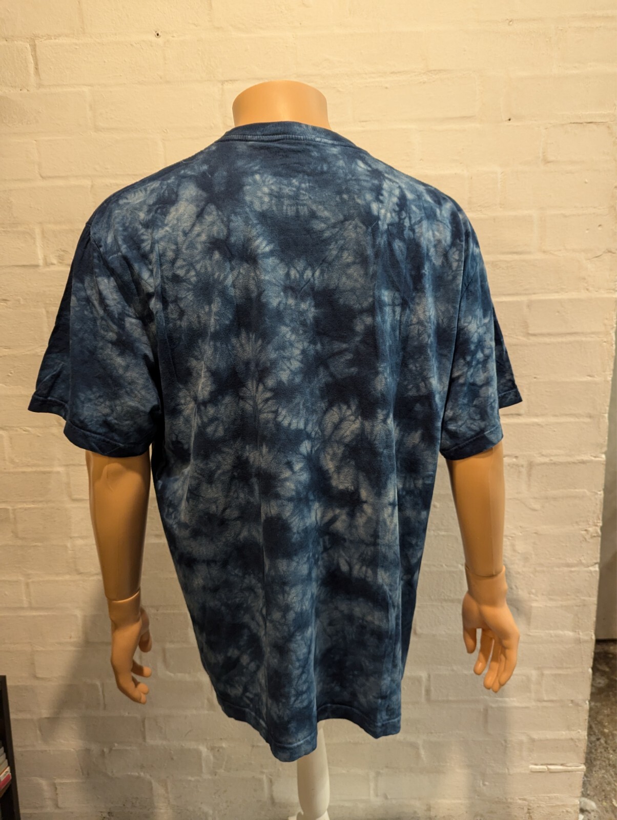 Rock Eagle Tshirt XXL Tie Dye Blue Wolves Moonlight 2XL Top Tee Short Sleeve