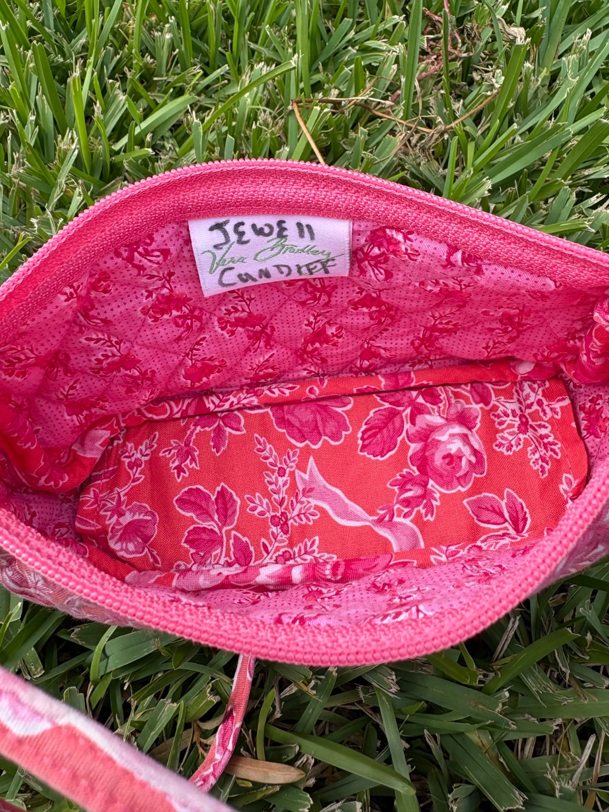 Vintage Coquette Vera Bradley Hope Toile Shoulder Bag Retired Print
