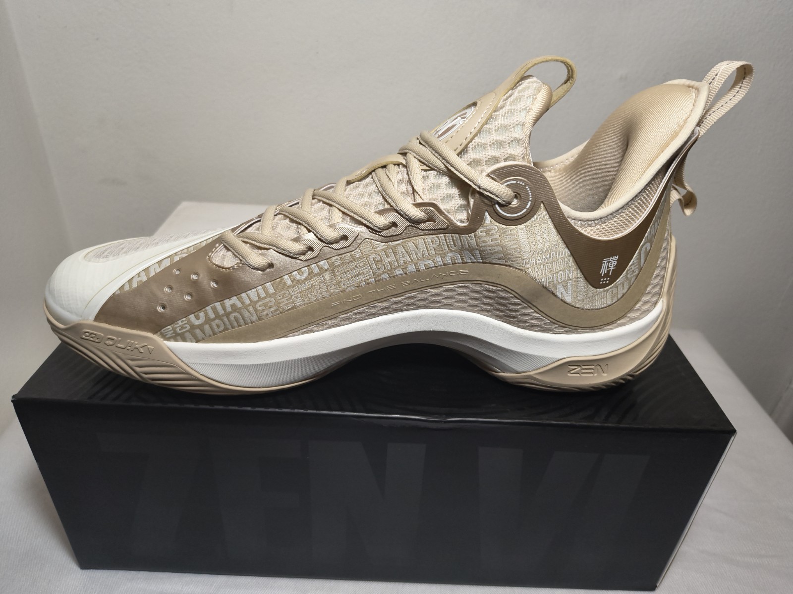 361 Zen Energy-X Gold/Beige/White Basketball Shoes ZEN VI/6 in Size 11 Men’s 11m