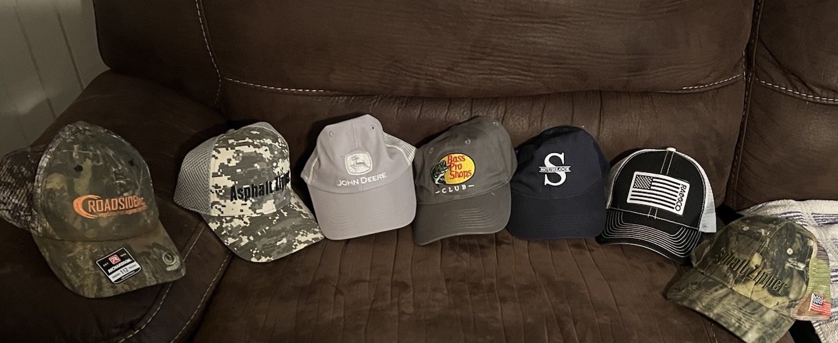 John Deere, Bass Pro Shop, And More. Expensive Caps In Great Condition.