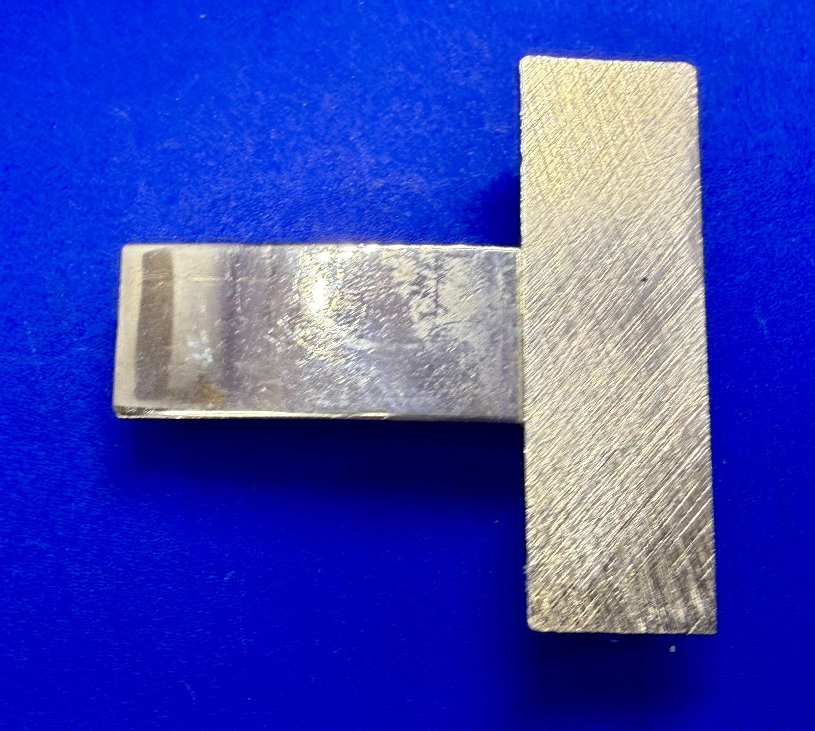 Cross Bar Metal Letter T Shaped Figural Cutout Unique Gold Color Belt Buckle