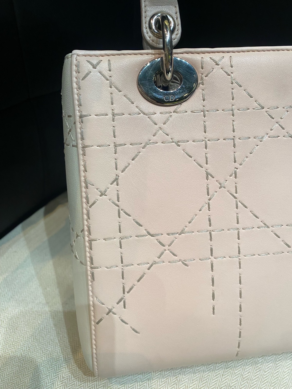 Dior Pre-Owned Authentic Luxury Handbag 24×11×20 Free Tracked Shipping