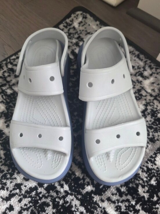 CROCS Mega Crush Matte Sandal Mirage/Multi BRAND NEW Size 9