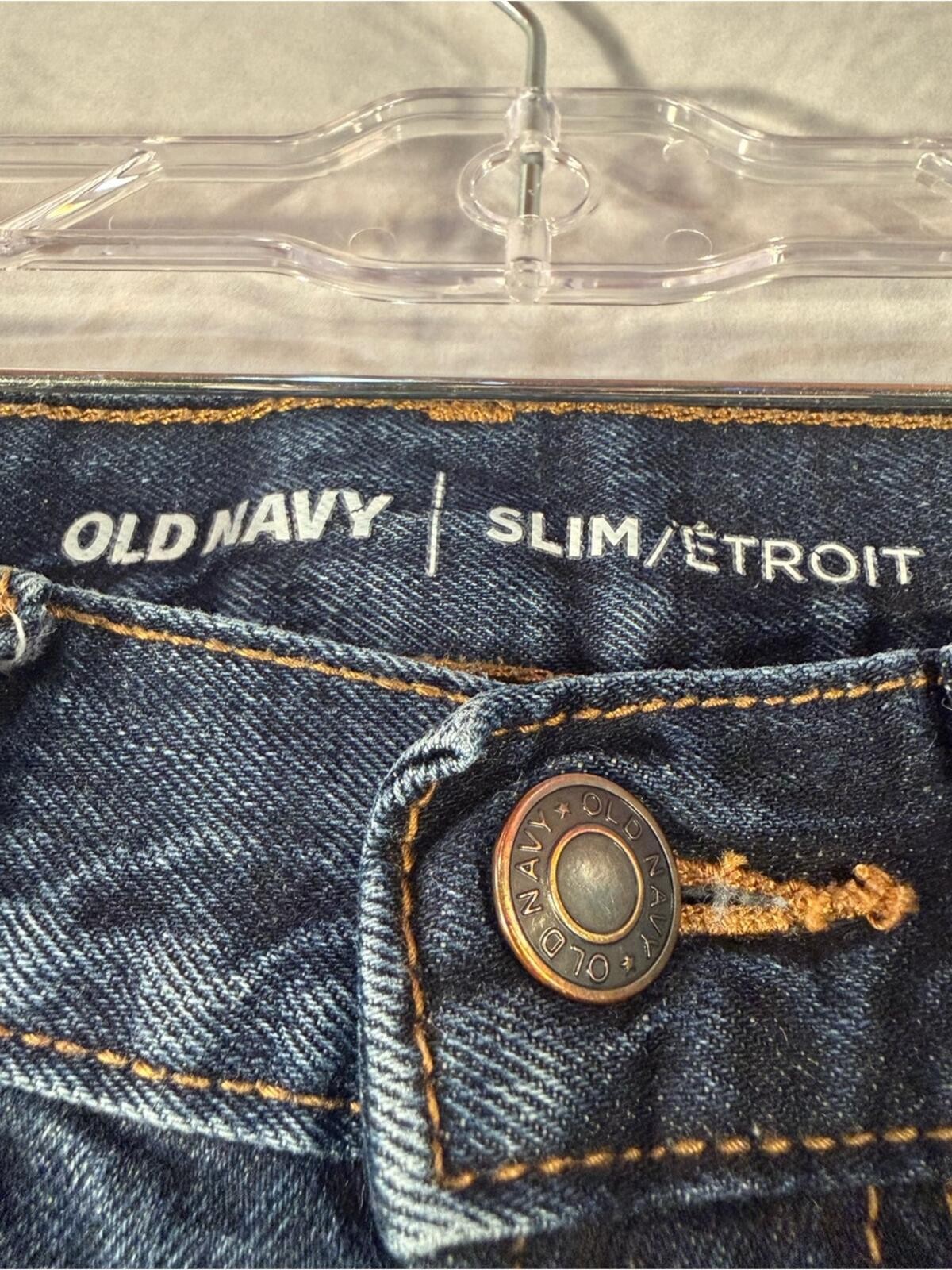 Old Navy Slim Straight Dark Wash Jeans Men’s 28×30 Denim Pants