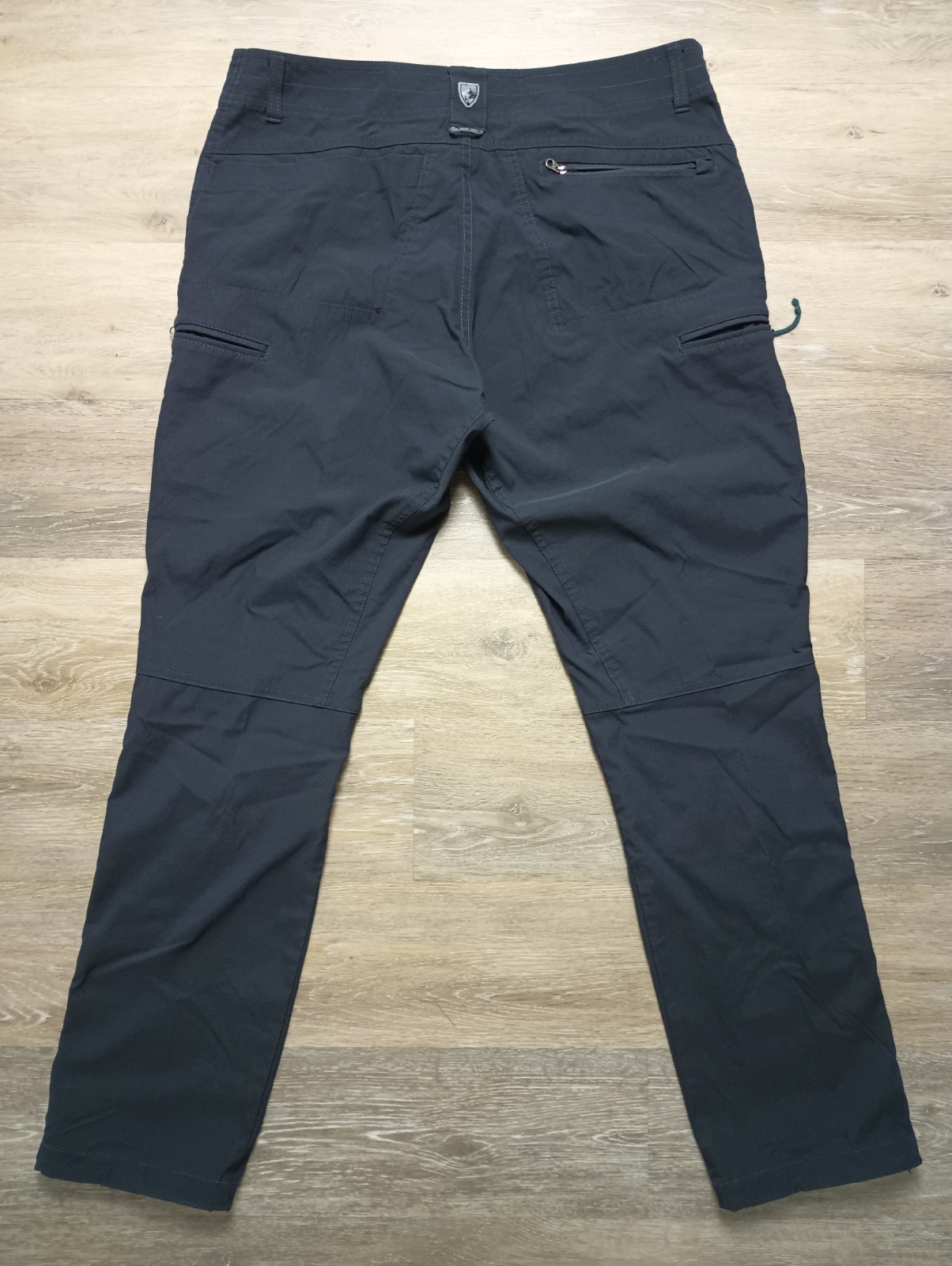Kuhl Renegade Rock Pants Black Hiking stretch utility tech cargo Nylon 33×31