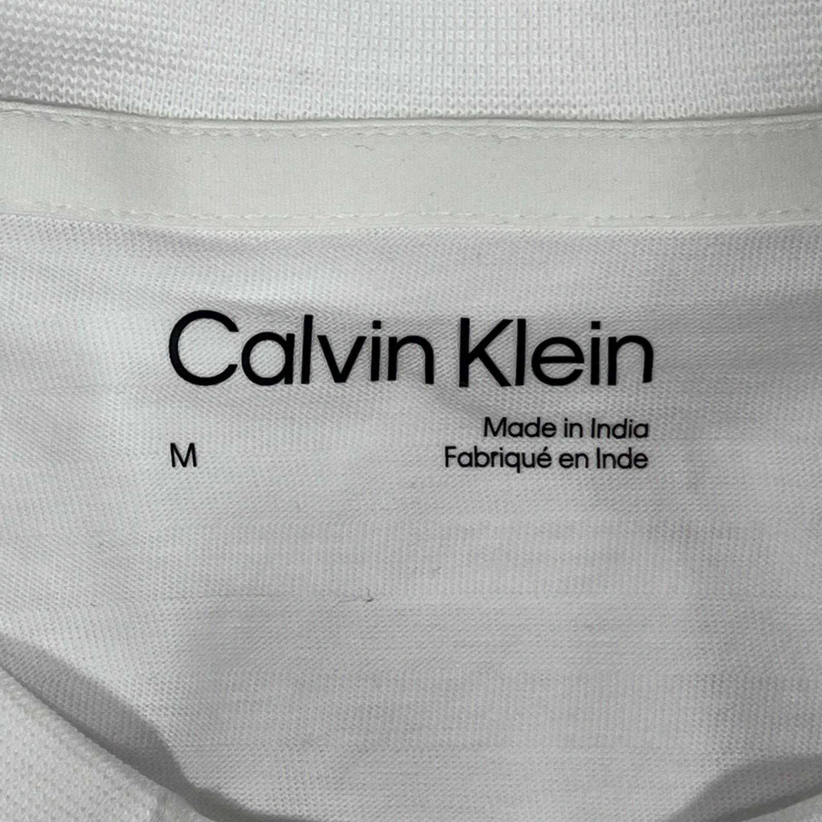 2 Pack Calvin Klein Crew Neck Tees, 100% Cotton, Brilliant White, Men’s Med, NEW