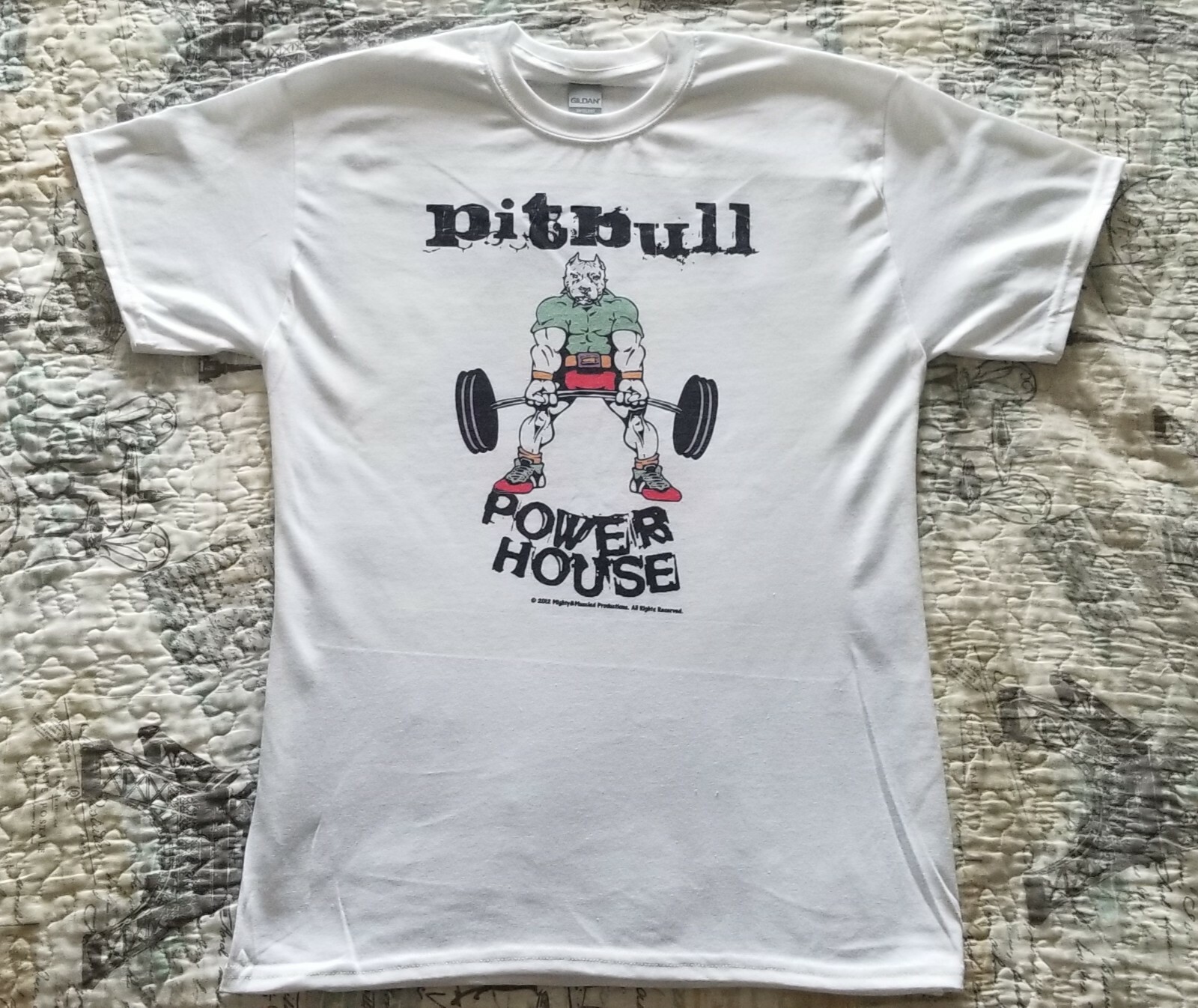 Pitbull Powerhouse DryBlend Bodybuilding Workout Muscle Gym T-Shirt NEW S M L XL