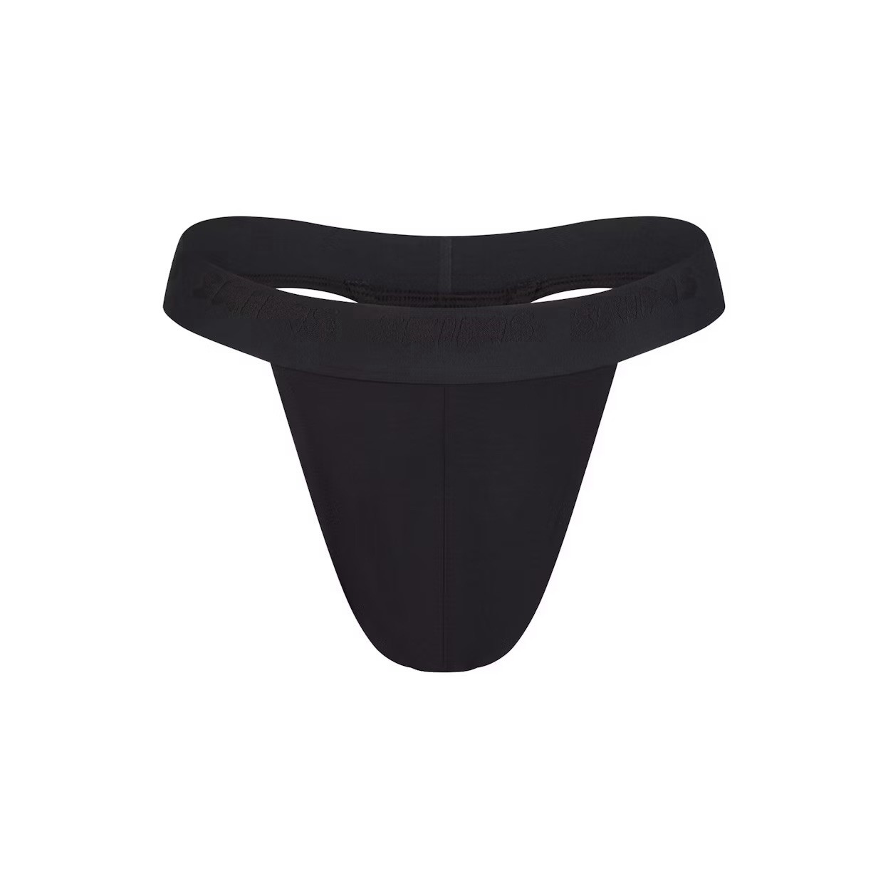 SKIMS STRETCH MENS THONG LIMITED EDITION RARE OBSIDIAN BLACK LARGE