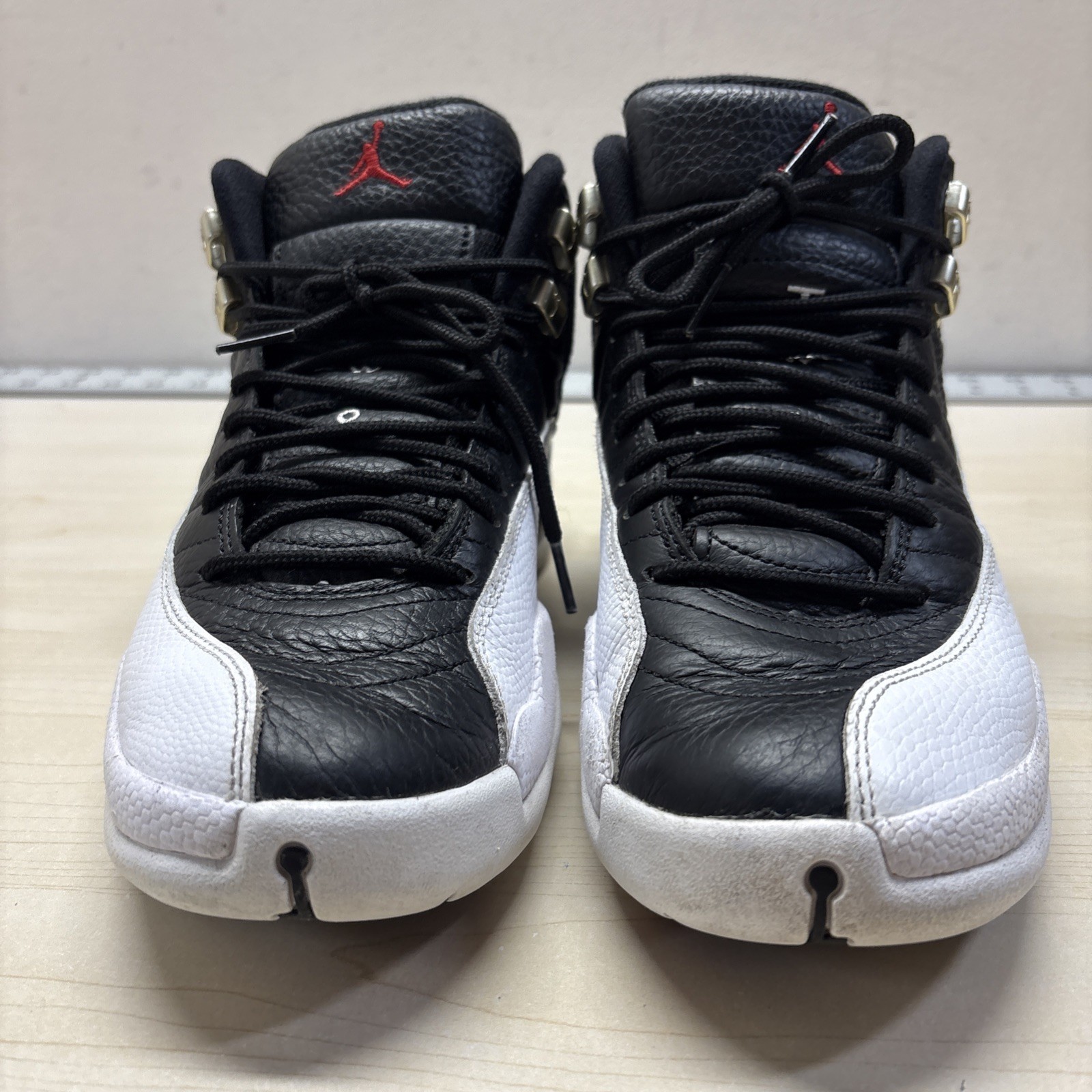 Size 8 – Jordan 12 Retro Playoff 2022 CT8013-006 Black White Sneakers READ
