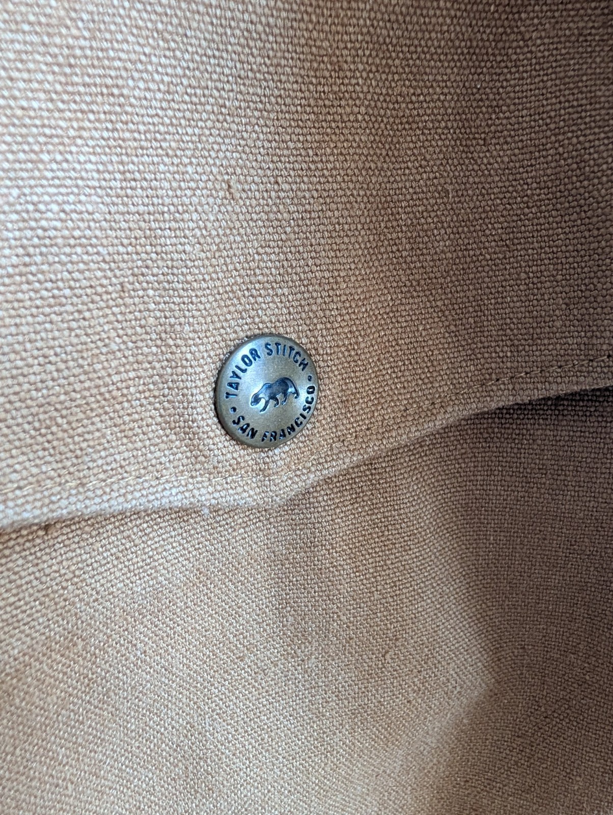 Taylor Stitch Jacket Beige Boss Duck Men’s 38