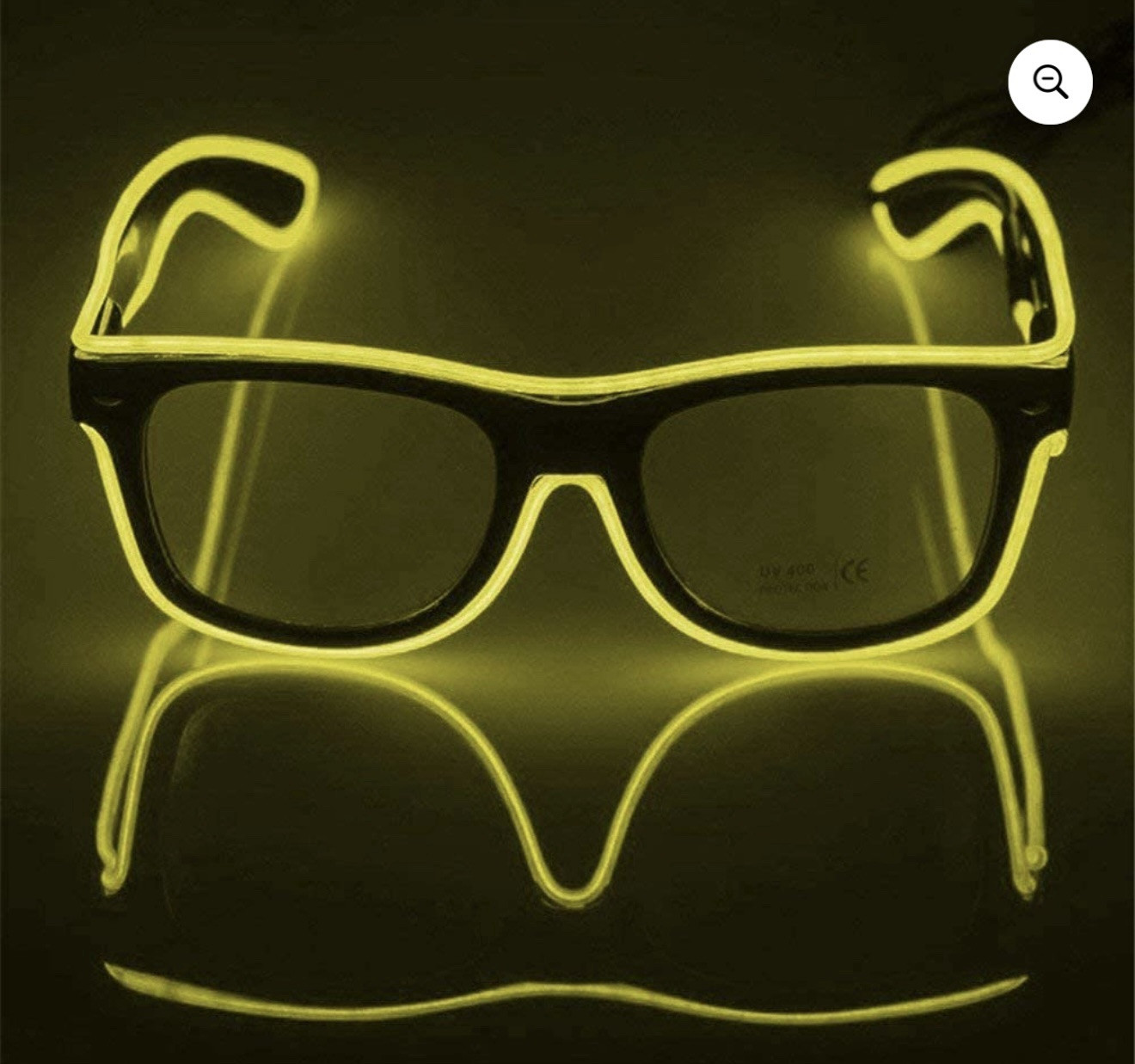 LED Glasses Light Up Glasses with 4 Modes 2 Pairs (Blue & Yellow) – A0041
