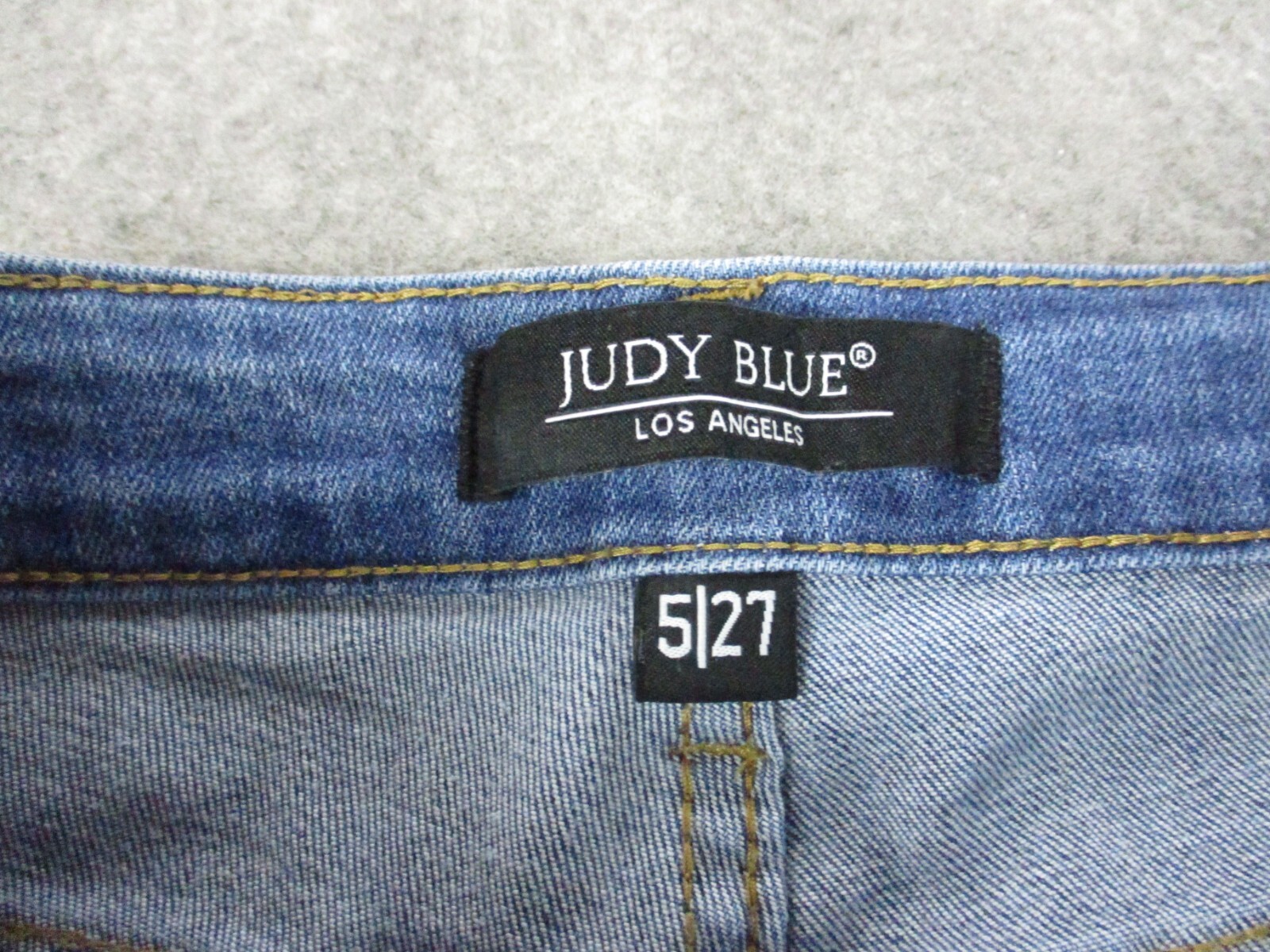 Judy Blue Jeans Womens 27 Denim Slim Fit Medium Wash Straight Leg High Rise
