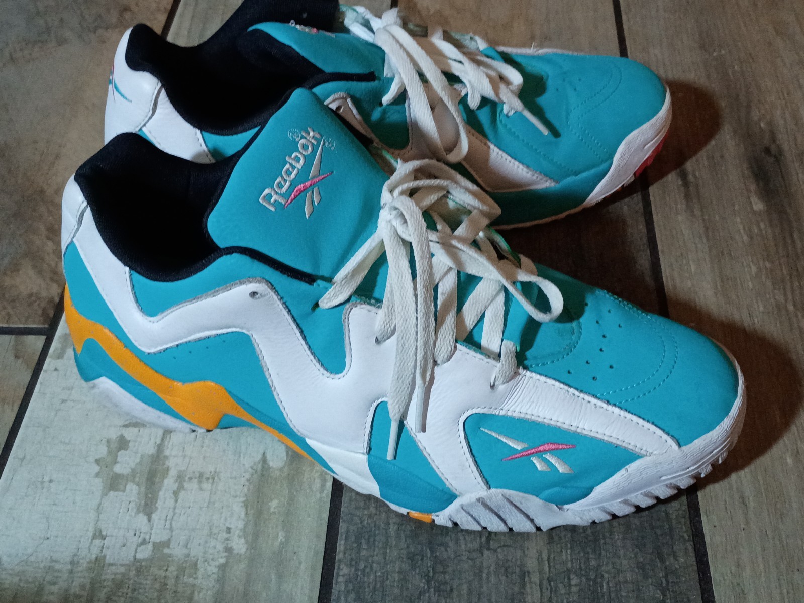 Reebok Kamikaze II Low Shawn Kemp Spearmint White (GX6120) Men’s Size 12 Miami