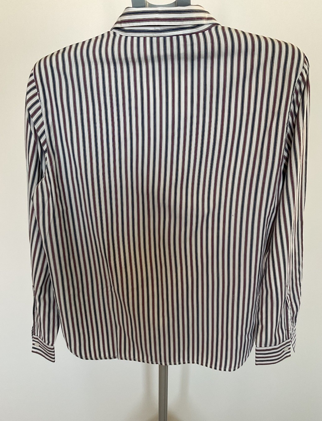 Lemon Grass Striped Button Up Blouse