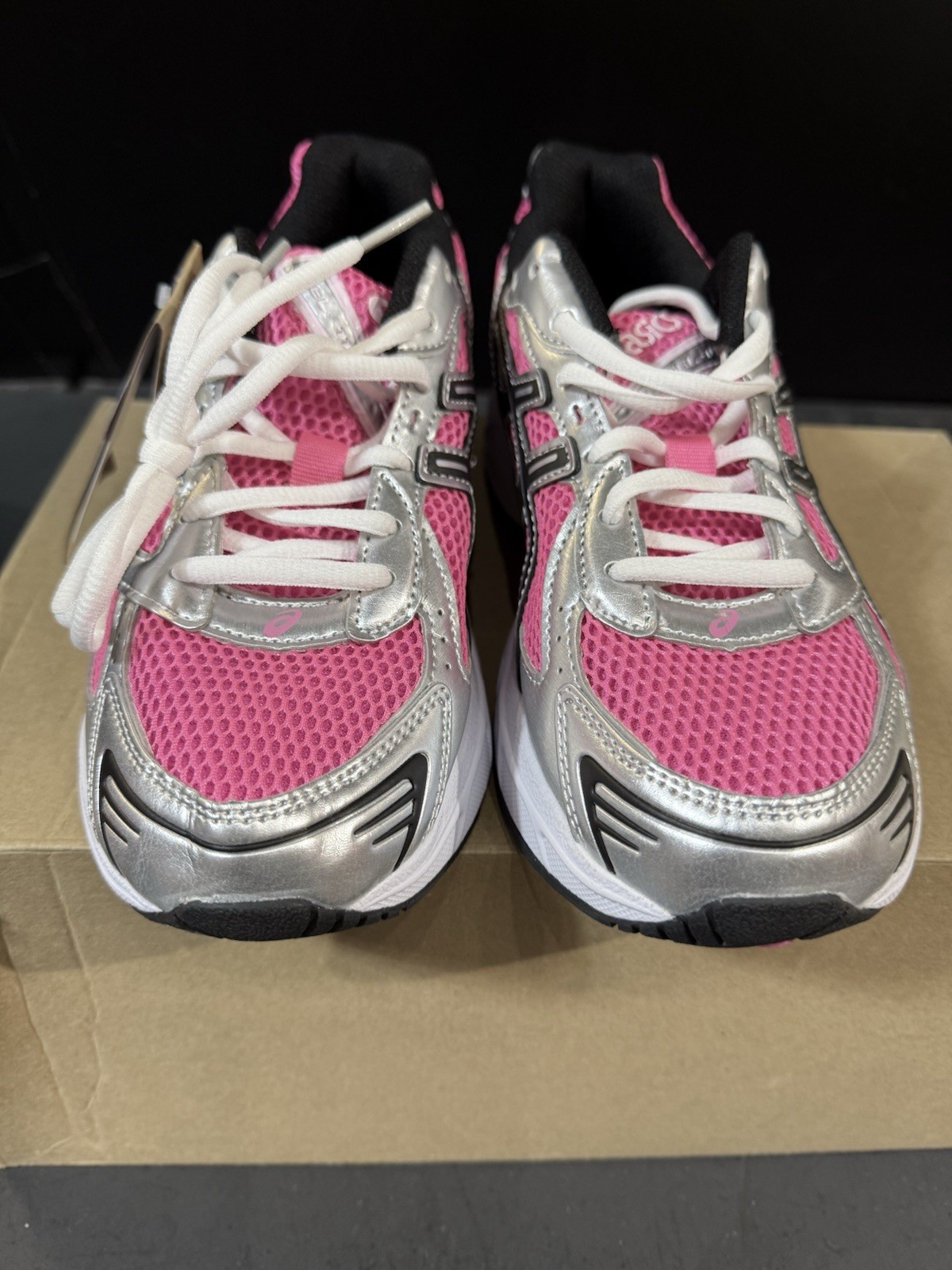 Asics Gel-Kinsei OG Silver/Pink Running Shoes Size 6.5 NWOB