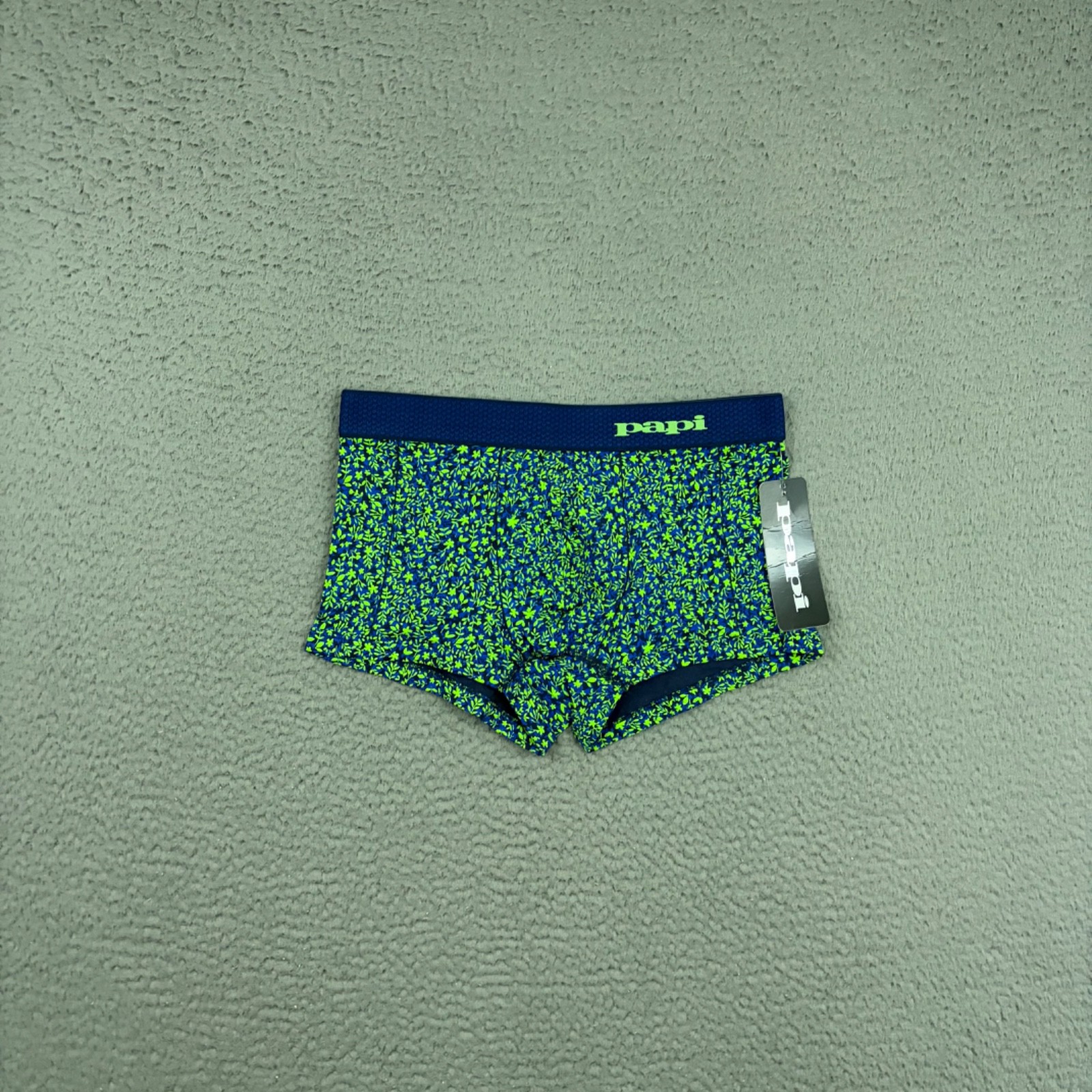 papi Boxer Brief Underwear Mens Medium Multicolor Floral Comfort Dad