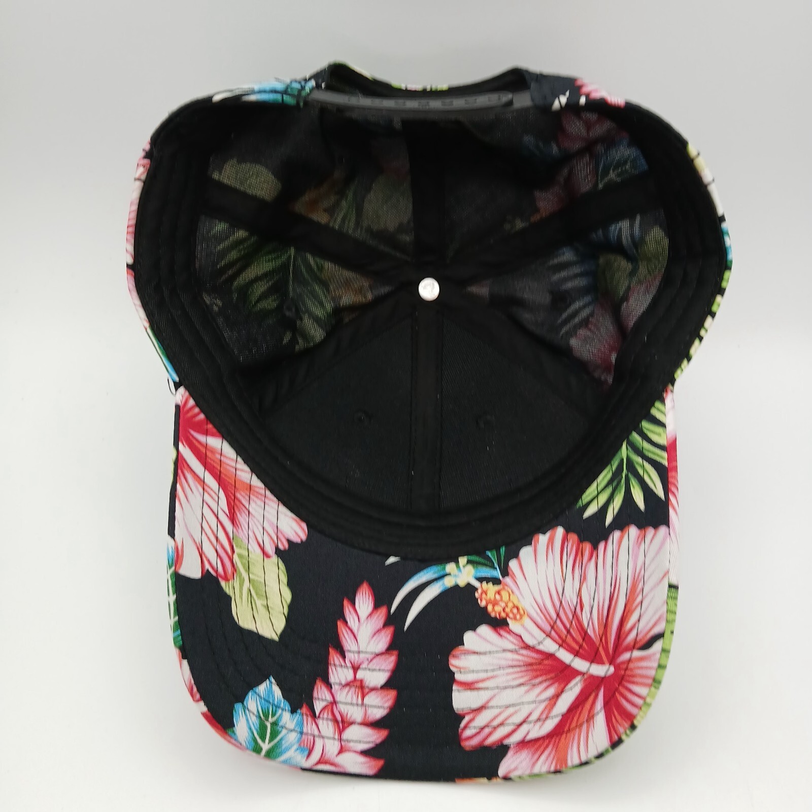 Hawaiian Tropical Hat Cap Snapback Progress Multicolor Floral Pattern Script