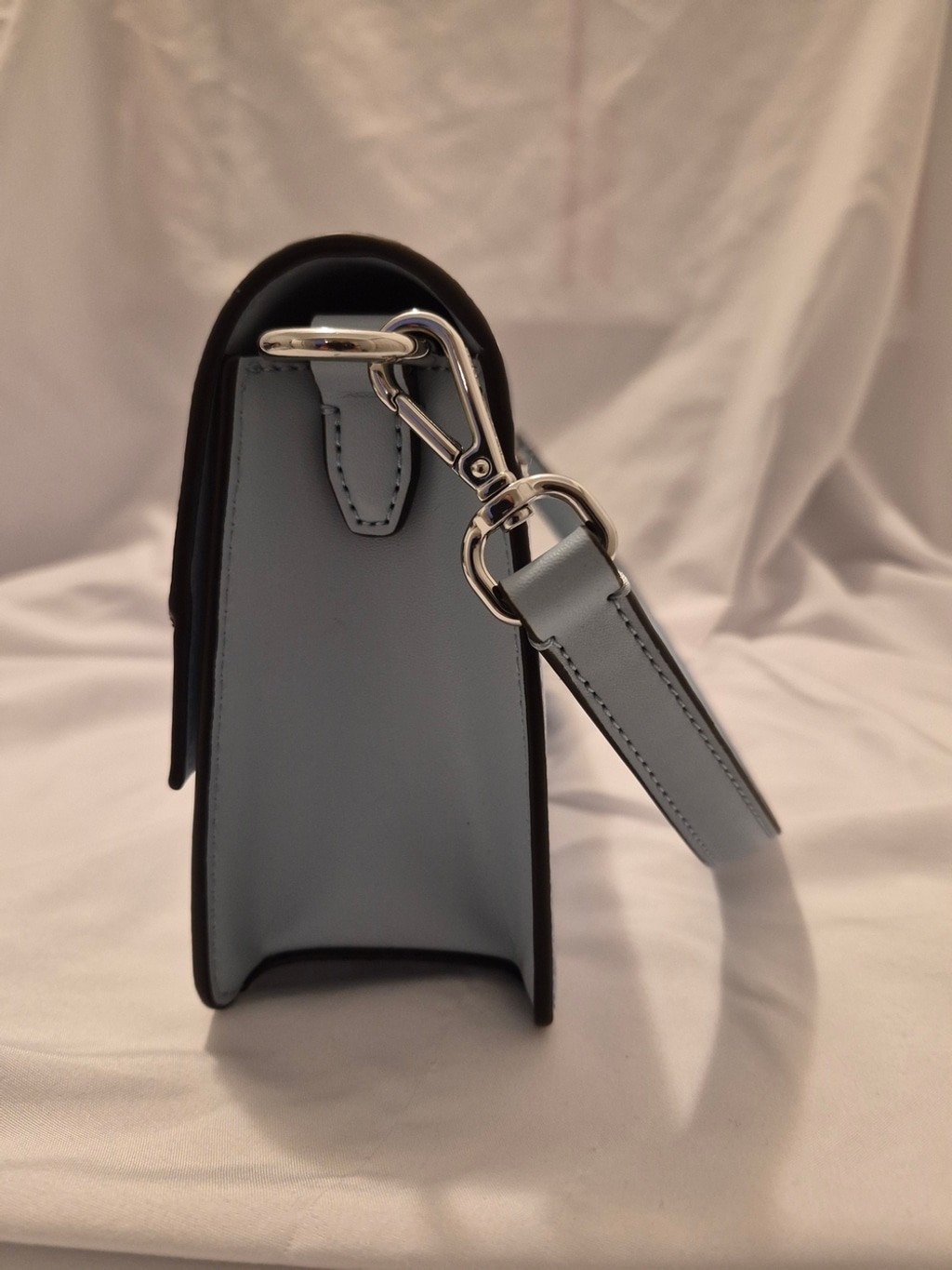 🩵✨️ NWT Michael Kors Greenwich Medium Flap Shoulder Bag Pale Ocean MK 🩵✨️