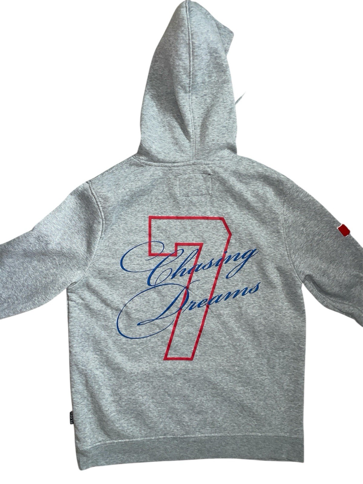 BROOKLYN TRADEMARK CLOTH MFG CO Gray Hoodie Sweatshirt Chasing Dreams Women’s L