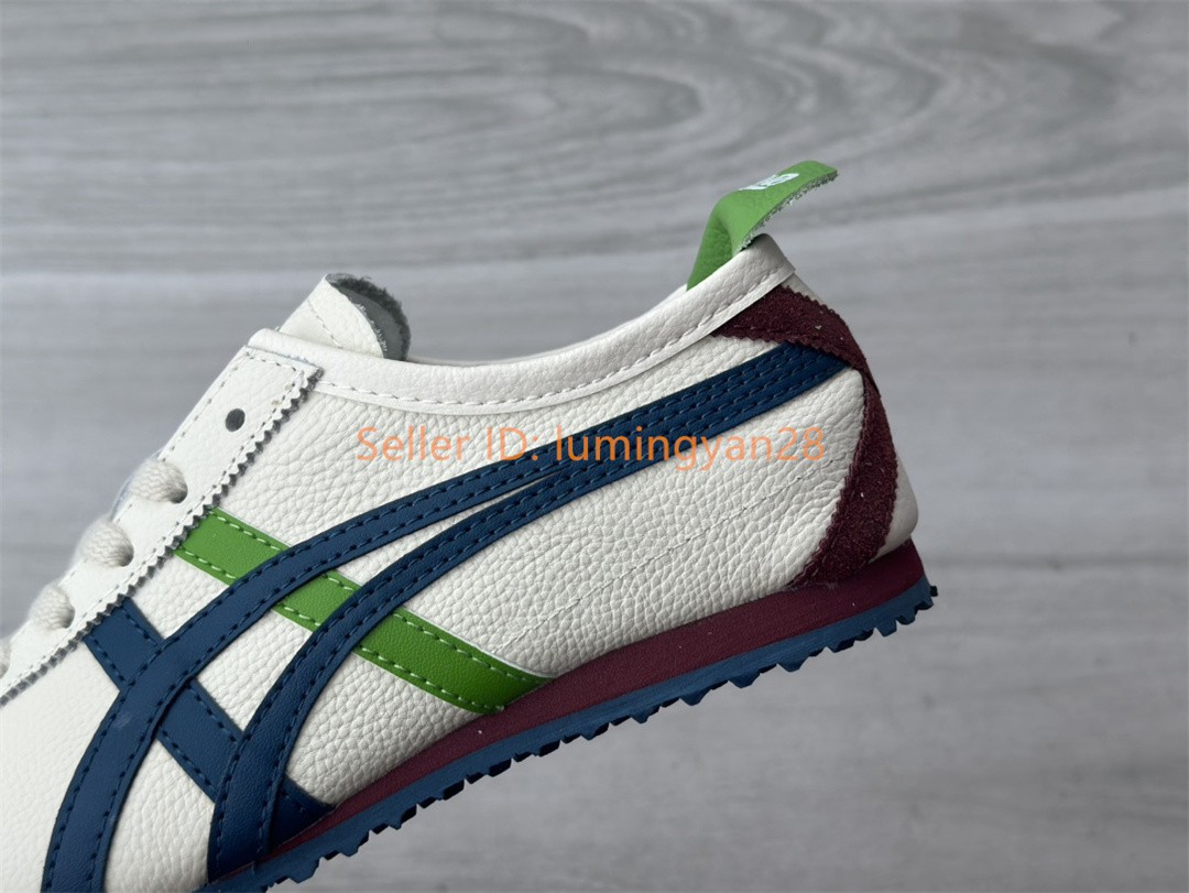 2026 NEW! Onitsuka Tiger MEXICO 66 1183A201-115 White Blue Green for Mens Womens