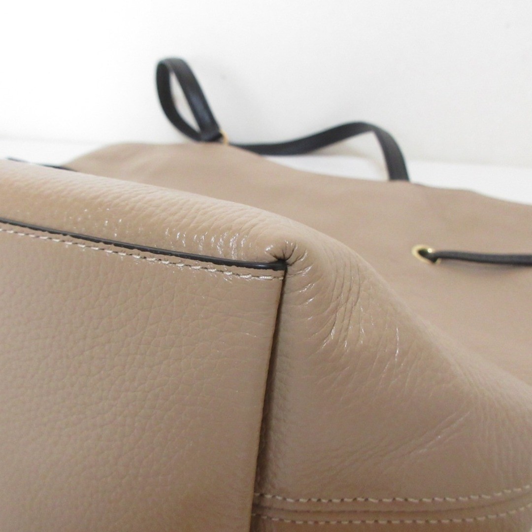 COACH Andy Tote Leather Tote Bag CA165 Beige Ladies Vintage Used