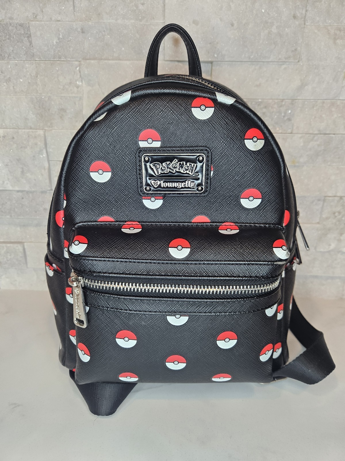 Loungefly Pokémon Poke Ball All Over Mini Backpack Bag Anime 90’s