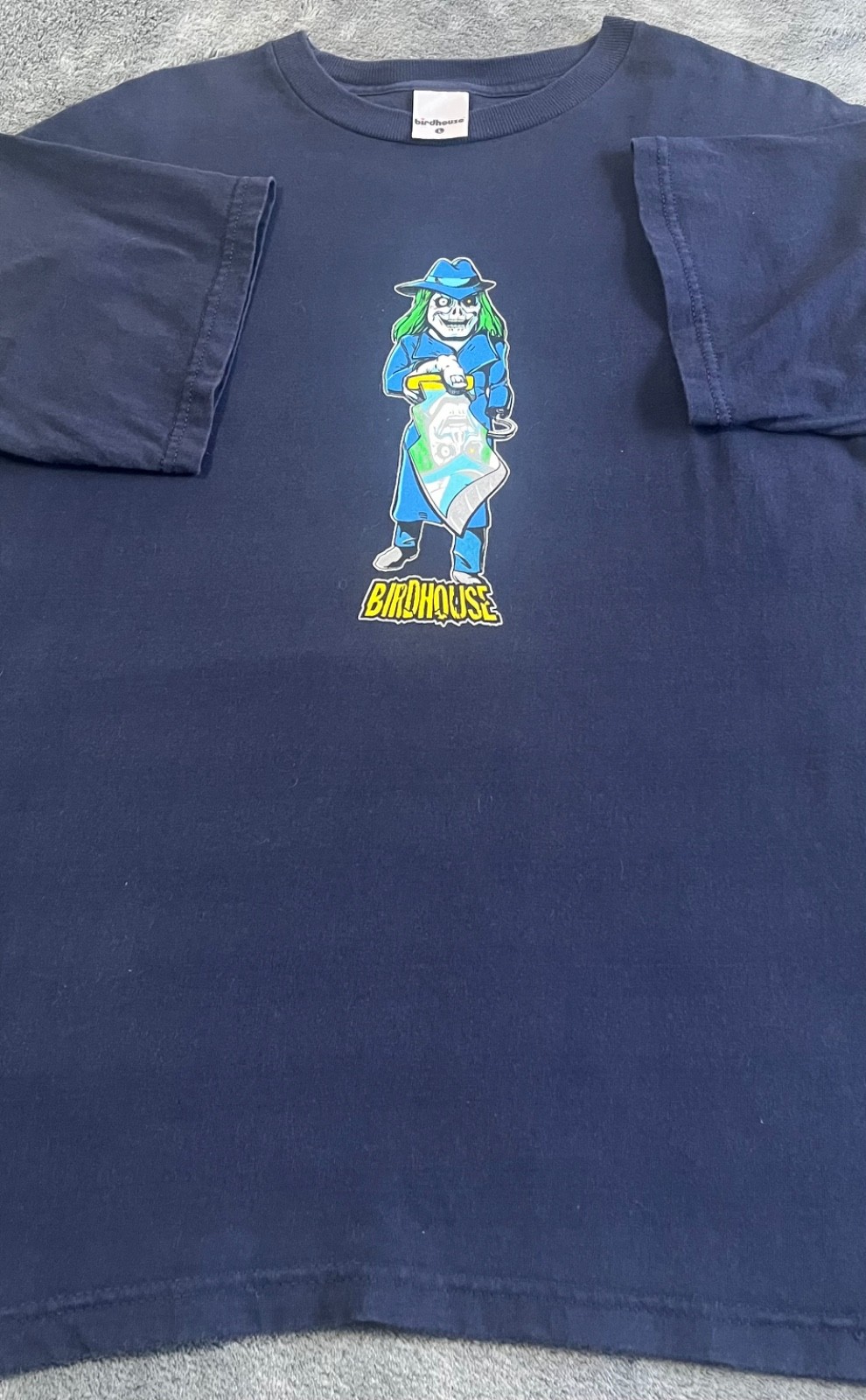 Vintage Birdhouse Skateboards Steve Berra Blademaster Art Graphic Shirt Rare
