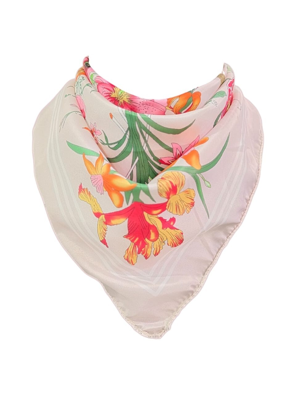 Fashion Small Square Scarf 20″ x 20″ Soft Silk Blend Neck Head Wrap Scarves 25Pc