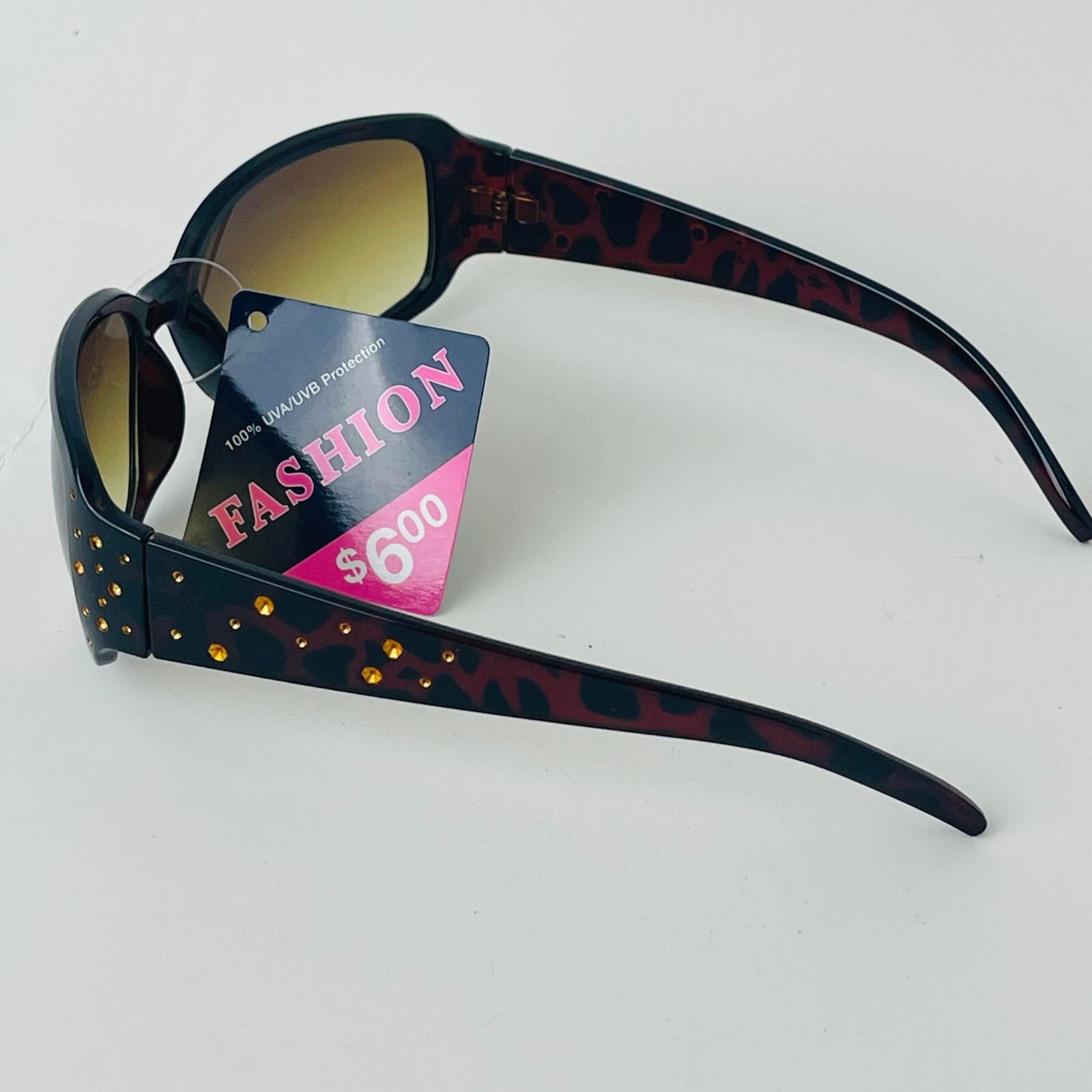 Fashion Sunglasses For Women Rectangle, 100%UVA/UVB Protection, Brown Reflective