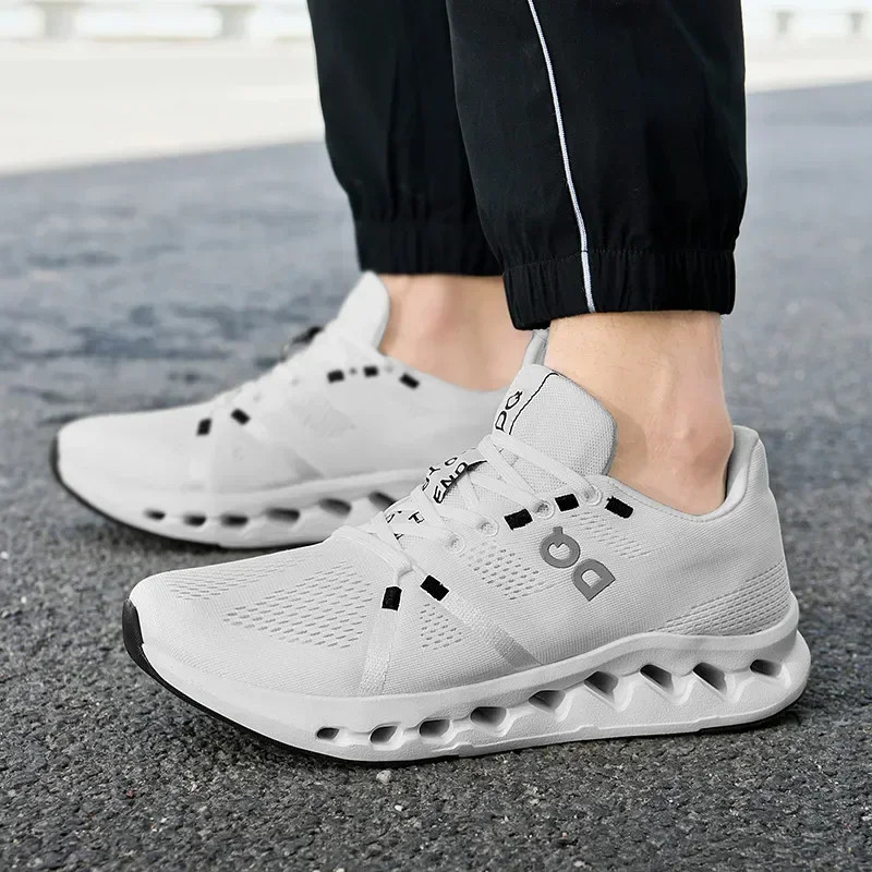 Men’s Running Shoes Cushioned Breathable Comfortable Sports Sneakers Summer