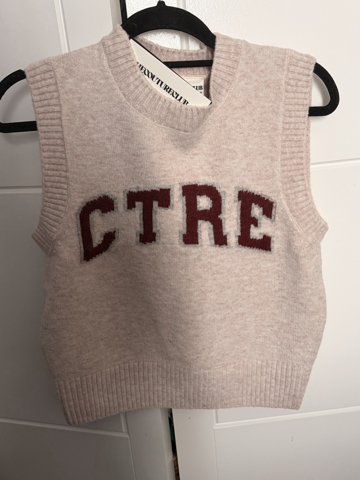The Couture Club Knitted Women’s Vest Size Size S Brand New With Tags