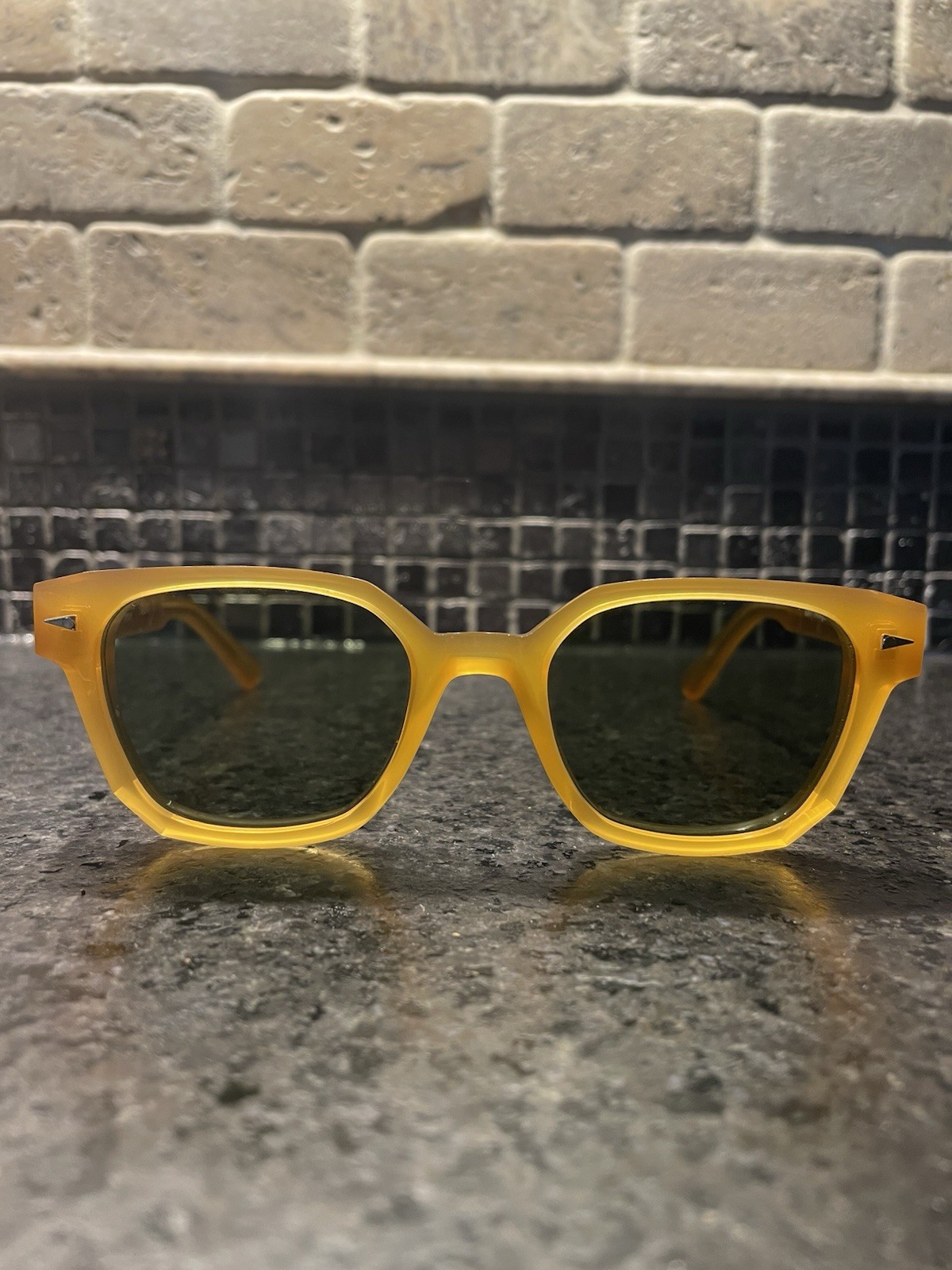AHLEM Limited Edition Saint Georges 22k Gold Sunglasses Handcrafted In France