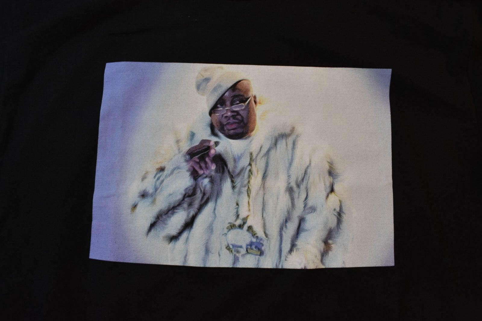 Cross Colours Mens E-40 Hip Hop Legends Black Long Sleeve Shirt NWT S, M, L