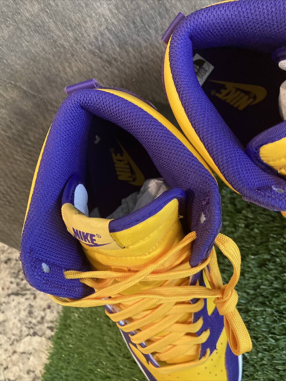 Nike Dunk High Lakers: DD1399-500 Size 10